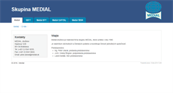 Desktop Screenshot of medial.sk