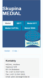 Mobile Screenshot of medial.sk