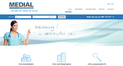 Desktop Screenshot of medial.de