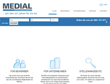 Tablet Screenshot of medial.de